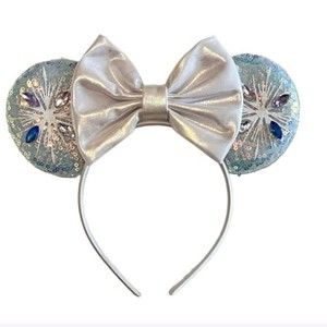 Disney Elsa Mickey Snowflake Ears Headband